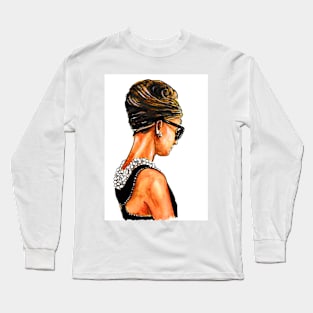 Audrey Hepburn Long Sleeve T-Shirt